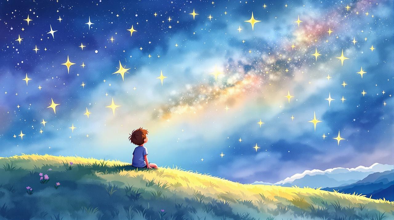 私密影院 - 手绘动画短片：星空之梦 投稿封面